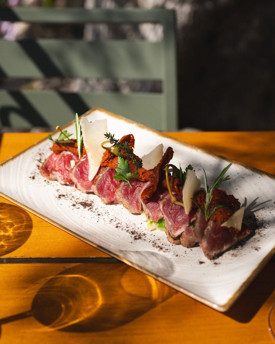 Carpaccio en terrasse